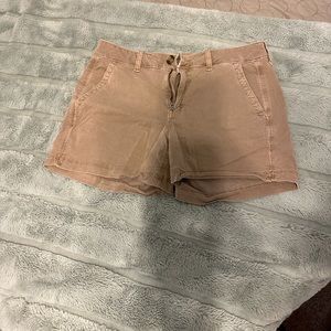 American Eagle super stretch khaki shorts